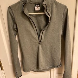 Nike pro dry fit 3/4 zip pullover- size small
